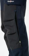 Odzież robocza - Helly Hansen Pants Oxford 4X Cons Pant, black/blue C54 - miniaturka - grafika 1