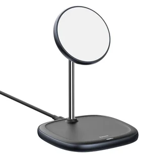 Baseus magnetyczna bezprzewodowa indukcyjna ładowarka Qi 15 W uchwyt na telefon podstawka (kompatybilna z MagSafe do iPhone) czarny (WXSW-01) hurtel-67292-0 - Ładowarki do telefonów - miniaturka - grafika 37
