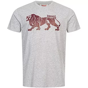 Lonsdale Koszulka męska Endmoor, Marl Grey, XL - Koszulki męskie - miniaturka - grafika 1