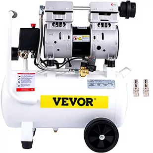 VEVOR Sprężarka powietrza, zbiornik sprężarki powietrza 18 l/4 galonów, przenośna bezolejowa sprężarka powietrza 1,1 KM 850 W do garażu, bardzo cicha, 115PSI, 5.9CFM, 1440 obr./min, do pompowania opon - Akcesoria motoryzacyjne - miniaturka - grafika 1