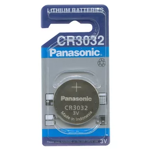 Bateria litowa, CR3032, 3V, Panasonic, blistr, 1-pack - Baterie i akcesoria - miniaturka - grafika 1
