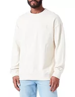 Bluzy męskie - Lee Bluza męska Core Loose SWS, beżowy, 3XL - miniaturka - grafika 1