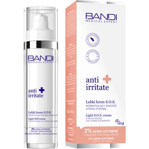Bandi Medical Expert Anti Irritate Lekki krem S.O.S. wzmacniający barierę hydrolipidową - Kremy do twarzy - miniaturka - grafika 1