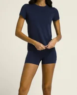 Koszulki sportowe damskie - Koszulka damska Wilson W Pro Seamless Tee Classic Navy M - miniaturka - grafika 1