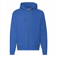 Bluzy męskie - Bluza Męska Z Kapturem Rozpinana Zip Through Hooded Sweat Royal Blue r. L - miniaturka - grafika 1