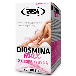 REAL PHARM Real Pharm Diosmina Max z Hesperydyną 60 tabs - Suplementy diety - miniaturka - grafika 1