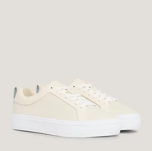Trampki damskie niskie Tommy Hilfiger FW0FW07376 37 Beżowe (8720644276006) - Trampki damskie - miniaturka - grafika 1
