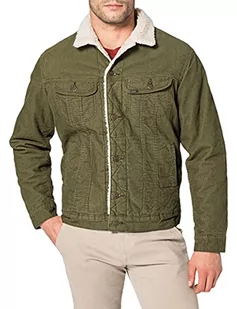 Lee Kurtka męska Sherpa Denim, olive green, XXL - Kurtki męskie - miniaturka - grafika 1