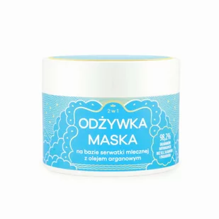 NAMI Odżywka - Maska do włosów na bazie serwatki mlecznej z olejem arganowym 250ml NAMI - Maski do włosów - miniaturka - grafika 1