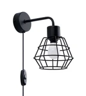 Lampy ścienne - Kinkiet SUBA czarny - miniaturka - grafika 1