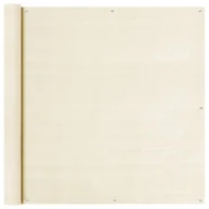 Parawany - Parawan balkonowy VIDAXL, kremowy, 120x500 cm - miniaturka - grafika 1