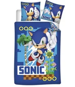 Pościel dla dzieci - Pościel licencyjna Sonic 140x200 BrandMac - miniaturka - grafika 1