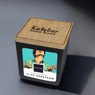 Świece - Świeca sojowa - Ja nie narzekam - 250 ml - Po prostu mam wyje*ane - Zapach Kaszmiru - Płomień bez cenzury - miniaturka - grafika 1