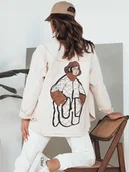 Kurtki damskie - Kurtka damska jeansowa DAMIRAKS jasnobeżowa Dstreet TY4321-M - miniaturka - grafika 1