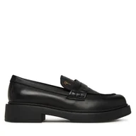 Półbuty damskie - Loafersy JOOP! Coccodrilo Misto 4140008274-900 Czarny - miniaturka - grafika 1
