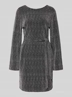 Sukienki - Sukienka mini o luźnym kroju z obszyciem kamieniami stras model ‘MAEVE’ - miniaturka - grafika 1