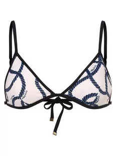 Tommy Hilfiger - Damska góra od bikini  trójkątne miseczki  z wypełnieniem, niebieski|różowy - Stroje kąpielowe - miniaturka - grafika 1