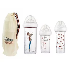 Le Biberon Français zestaw butelek dla noworodków i niemowląt Mama, 2 x 210 ml + 1 x 360 ml - Butelki dla niemowląt - miniaturka - grafika 1