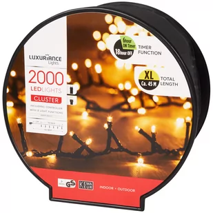 Łańcuch Świetlny 2000 Led Lampki Choinkowe Zew/Wew 40+5M - Oświetlenie świąteczne Łańcuch Świetlny 2000 Led Lampki Choinkowe Zew/Wew 40+5M - Oświetlenie świąteczne - miniaturka - grafika 1