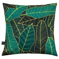 Poduszki ogrodowe - Domarex Poduszka ogrodowa dekoracyjna Lana Jess 45x45 cm zielona w liście - miniaturka - grafika 1