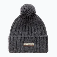 Czapki męskie - Czapka męska Napapijri Fea 2 dark grey melange - miniaturka - grafika 1