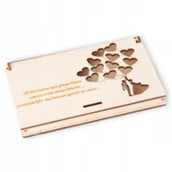 Skarbonki - Pudełko na pieniądze DLA MŁODEJ PARY NA Ślub - miniaturka - grafika 1