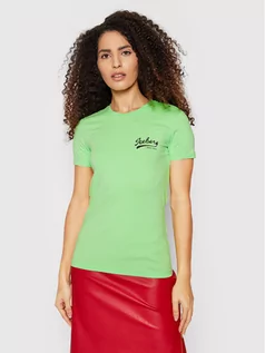 Koszulki i topy damskie - Iceberg T-Shirt 22EI2P0F0716309 Zielony Regular Fit - grafika 1