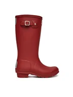 Buty dla dziewczynek - Hunter Kalosze JFT6000RMA Czerwony - miniaturka - grafika 1