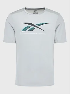 Reebok Koszulka techniczna Activchill Athlete HI0488 Szary Regular Fit - Koszulki sportowe męskie - miniaturka - grafika 1