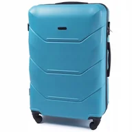 Walizki - Walizka podróżna duża Wings Peacock 3.0 z poszerzeniem 28" TITAN BLUE - miniaturka - grafika 1
