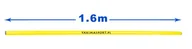 Piłka nożna - Yakimasport Laska treningowa, gimnastyczna 160 cm - pomarańczowa - miniaturka - grafika 1
