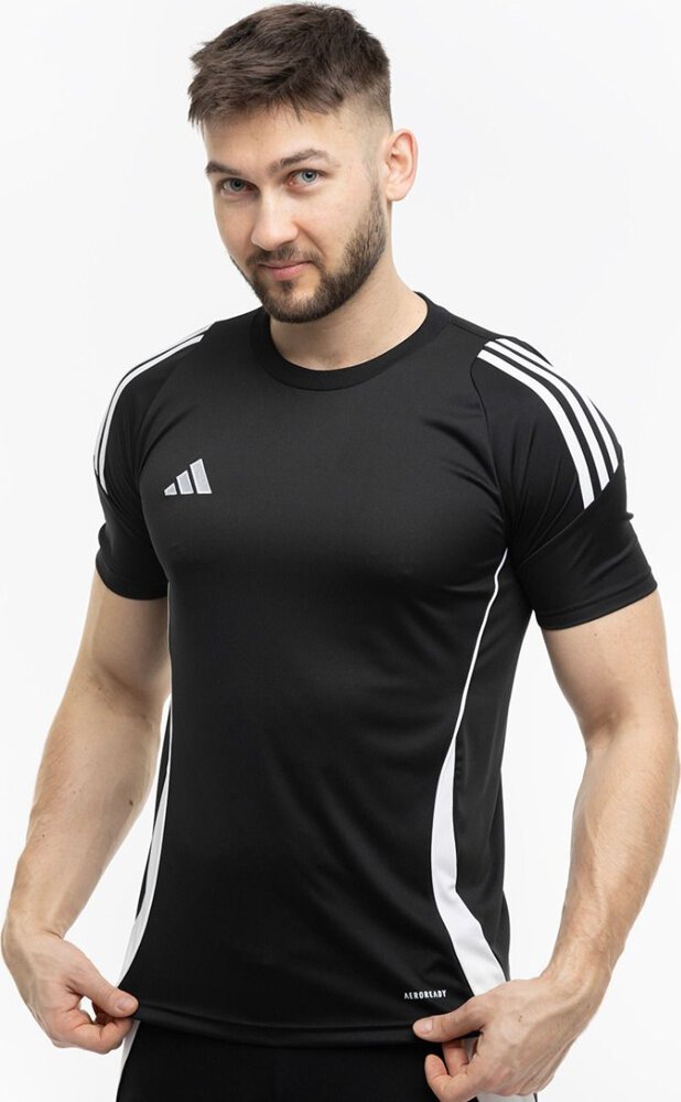 Adidas Koszulka męska adidas Tiro 24 Jersey czarna IJ7676 S
