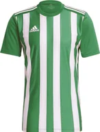 Koszulki męskie - Adidas Koszulka adidas STRIPED 21 JSY H35644 H35644 zielony M - miniaturka - grafika 1