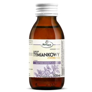 HERBAPOL KRAKÓW Syrop tymiankowy + wit C 100ml HERBAPOL KRAKÓW 21HEWSYRTY - Suplementy naturalne - miniaturka - grafika 1
