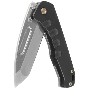 Nóż składany Medford Praetorian Swift FL Flipper Tumbled Tanto, Black Handle, Bronze HW/Clip, S45VN (MKFF2064TT-42TM-T1C1-Q4) - Noże - miniaturka - grafika 6