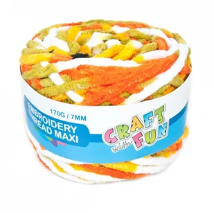 Craft with Fun Ozdoba dekoracyjna Mulina Giga 170g 5mm Ziel Mix 6/60 - Pozostałe akcesoria dla plastyków - miniaturka - grafika 2