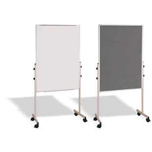 BI-OFFICE Tekstylno-magnetyczna tablica na kółkach EA4724075-002 - Tablice i flipcharty - miniaturka - grafika 1