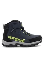 Buty dla chłopców - Sprandi Trzewiki WINTER WAVE SCP86-25067 Granatowy - miniaturka - grafika 1