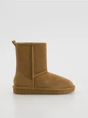 Śniegowce damskie - Reserved - Zamszowe śniegowce - brązowy - miniaturka - grafika 1