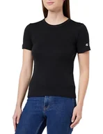 Koszulki i topy damskie - Champion T-Shirt Damski, Czarny, XL - miniaturka - grafika 1