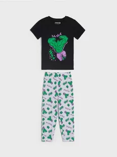 Sinsay - Piżama Hulk - czarny - Piżamy chłopięce - miniaturka - grafika 1