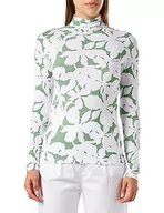 Koszulki i topy damskie - United Colors of Benetton T-shirt damski, Zielony ze wzorem 71 M, L - miniaturka - grafika 1