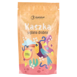 Kaszka jaglana 200g - Płatki śniadaniowe i musli - miniaturka - grafika 1