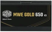 Zasilacze komputerowe - Zasilacz MWE Gold V3 650W ATX 3.1 80 Plus Non Modular - miniaturka - grafika 1