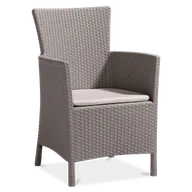 Fotele i krzesła ogrodowe - ALLIBERT Fotel ogrodowy Iowa Cappuccino piaskowy 17197853 / 215519 - miniaturka - grafika 1