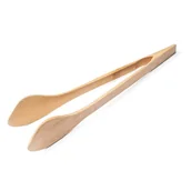 Inne sztućce - Tadar Szczypce Kuchenne Drewniane Duże Brązowe - miniaturka - grafika 1