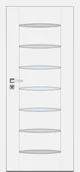 Drzwi wewnętrzne - Dre Drzwi Wewnętrzne Z Szybą Ena 0 Okleina Biała Mat - miniaturka - grafika 1