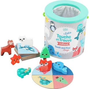 Vilac Rozpoznawanie Przez Dotyk Bingo 2w1 - Zestawy naczyń dla dzieci Vilac Rozpoznawanie Przez Dotyk Bingo 2w1 - Zestawy naczyń dla dzieci - miniaturka - grafika 1