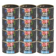 Mokra karma dla psów - Rafi Mini Karma dla psów małych ras Jagnięcina 185g x 12 szt - miniaturka - grafika 1