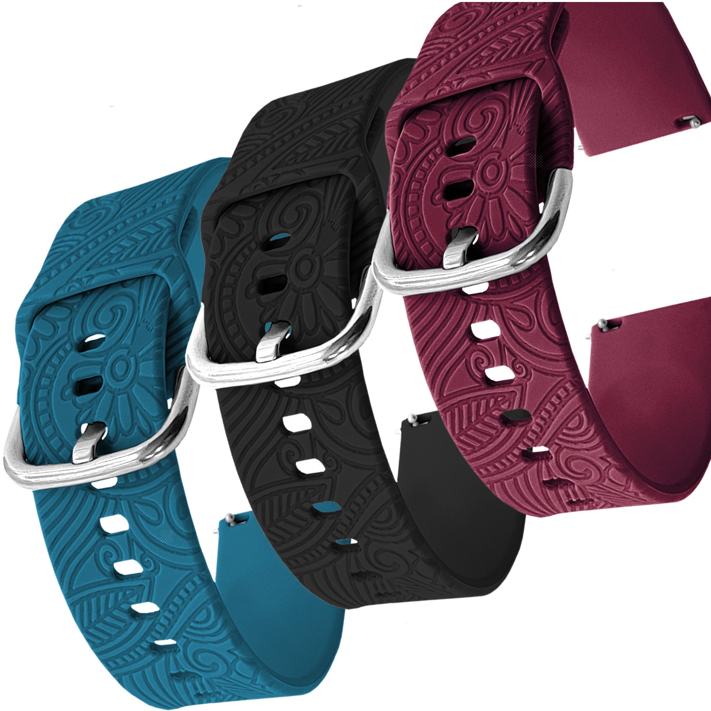 ChronSmarta Zestaw: 3x pasek ChronSmarta do smartwatch'a Amazfit GTS 2 3 4 2e mini gtr bip s lite